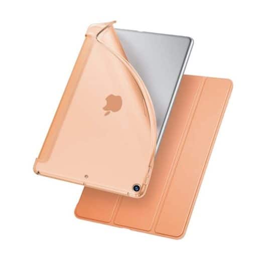 Flexible back iPad mini 5 tri-fold case cover