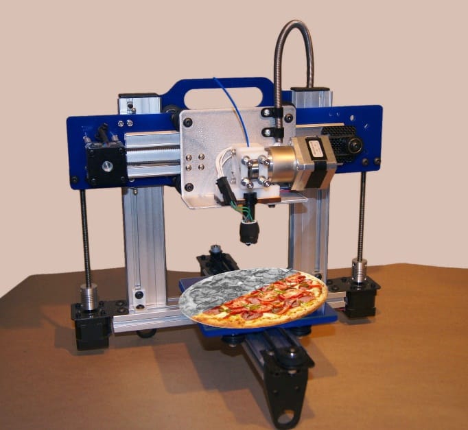 Image result for 3d printer on pizza