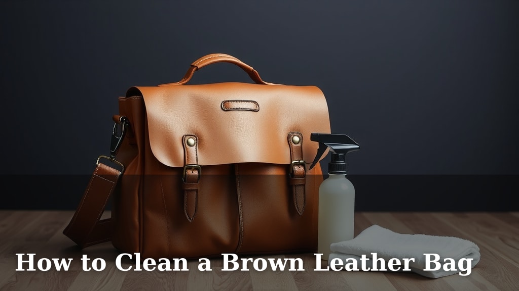 How to Clean a Brown Leather Bag