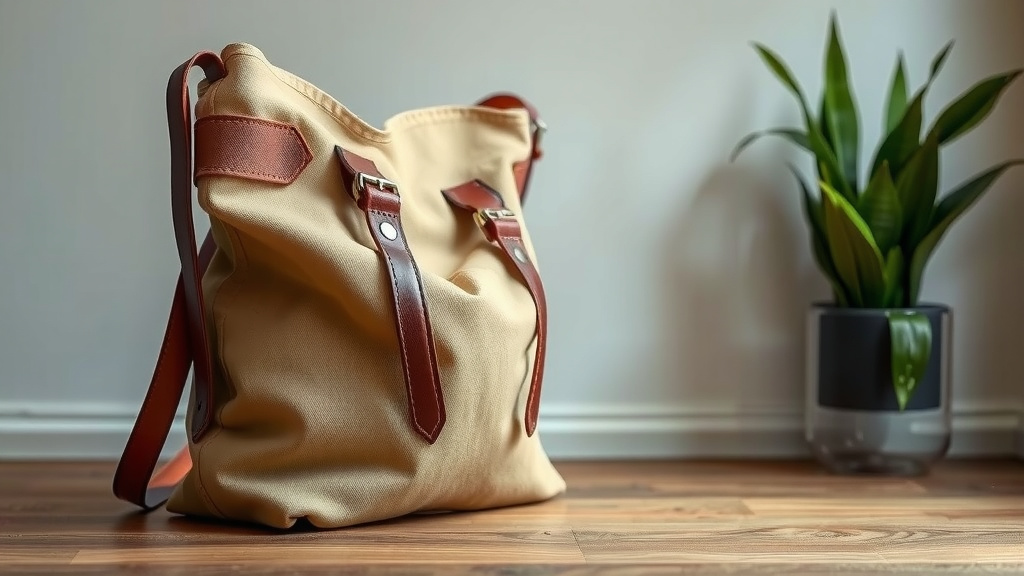 Caring for Your Canvas Bag with Leather Accents