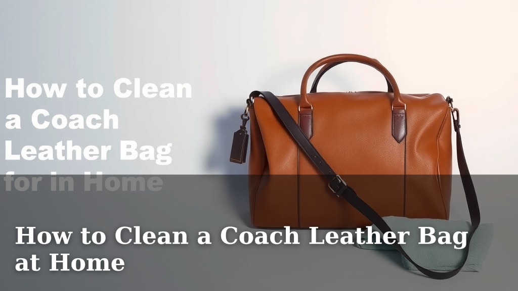 How to Clean a Coach Leather Bag at Home