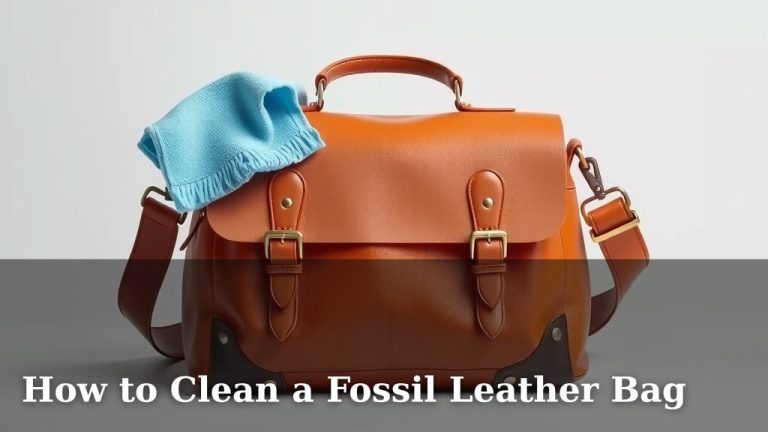 How to Clean a Fossil Leather Bag