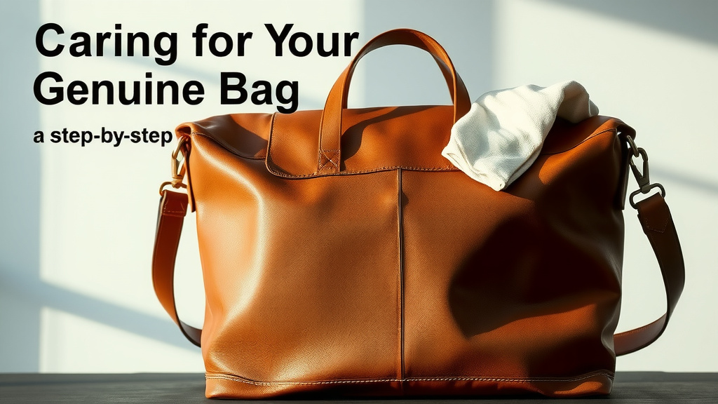 Caring for Your Genuine Leather Bag: A Step-by-Step Guide