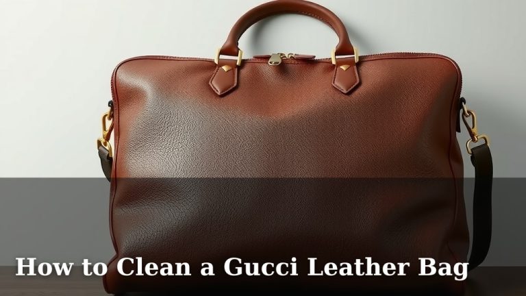 How to Clean a Gucci Leather Bag
