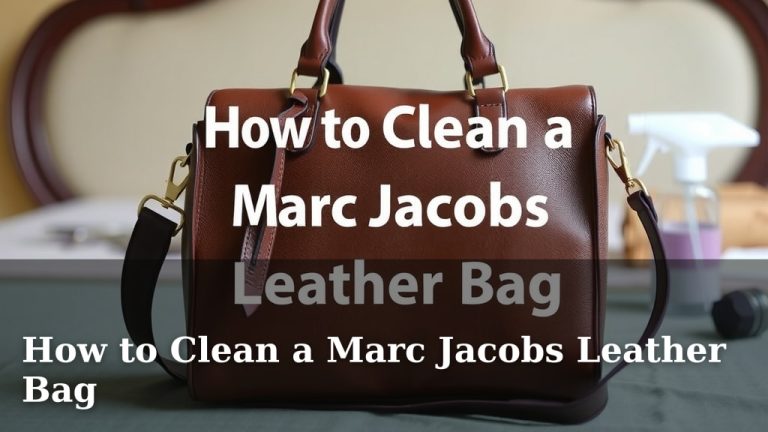 How to Clean a Marc Jacobs Leather Bag