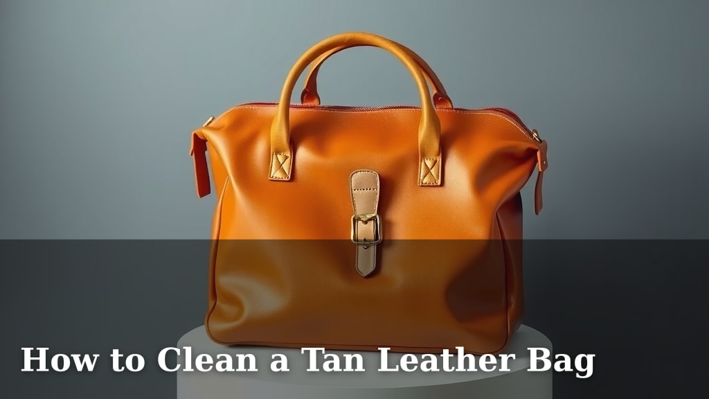 How to Clean a Tan Leather Bag