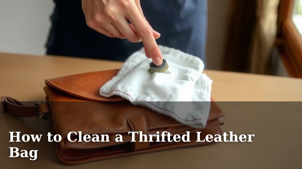 How to Clean a Thrifted Leather Bag