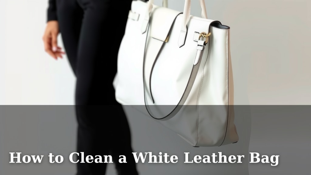 How to Clean a White Leather Bag