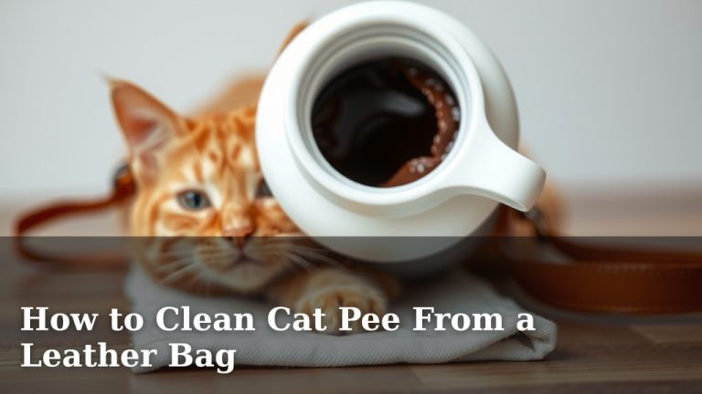 How to Clean Cat Pee From a Leather Bag