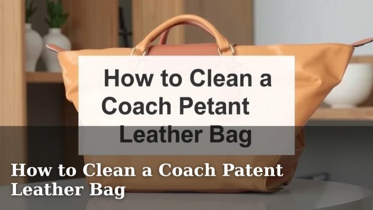 How to Clean a Coach Patent Leather Bag