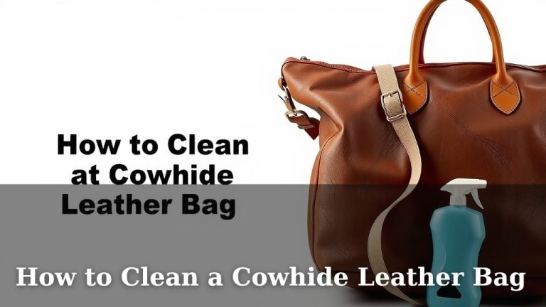 How to Clean a Cowhide Leather Bag