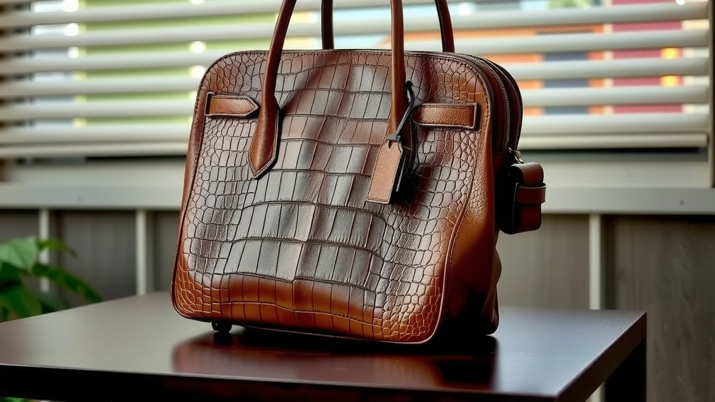 Caring for Your Crocodile Leather Bag: A Gentle Approach