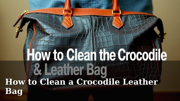 How to Clean a Crocodile Leather Bag