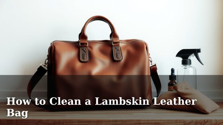 How to Clean a Lambskin Leather Bag