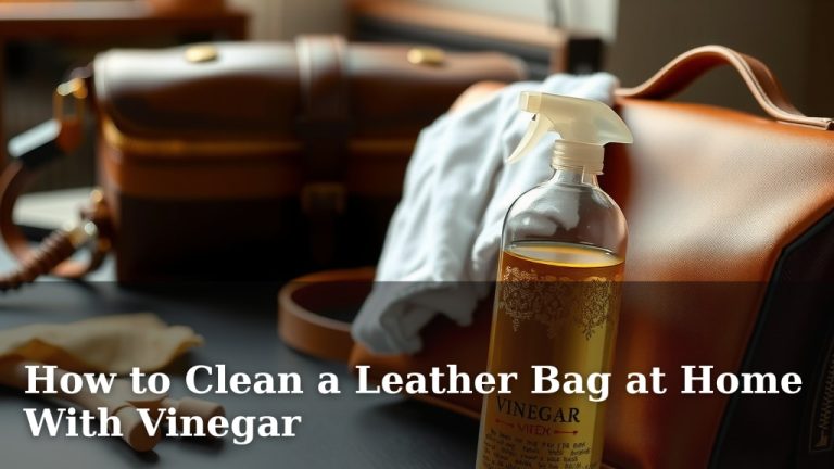 How to Clean a Leather Bag at Home With Vinegar