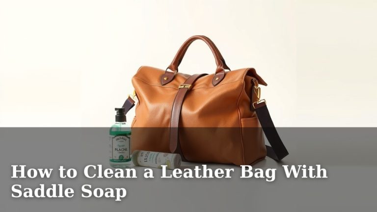 How to Clean a Leather Bag With Saddle Soap