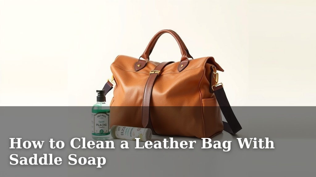How to Clean a Leather Bag With Saddle Soap