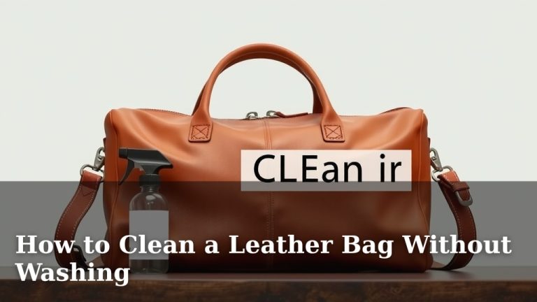 How to Clean a Leather Bag Without Washing