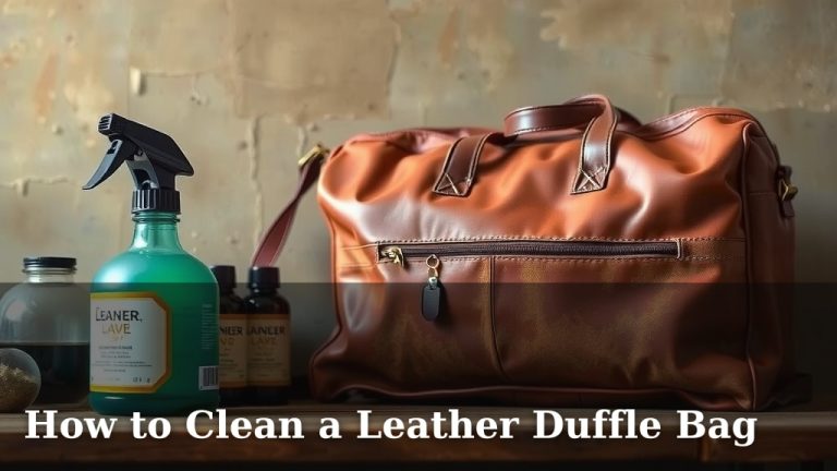 How to Clean a Leather Duffle Bag