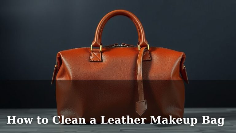 How to Clean a Leather Makeup Bag