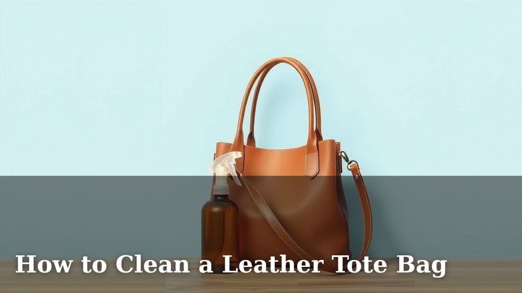 How to Clean a Leather Tote Bag
