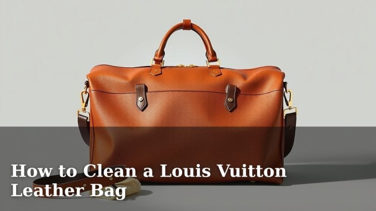 How to Clean a Louis Vuitton Leather Bag