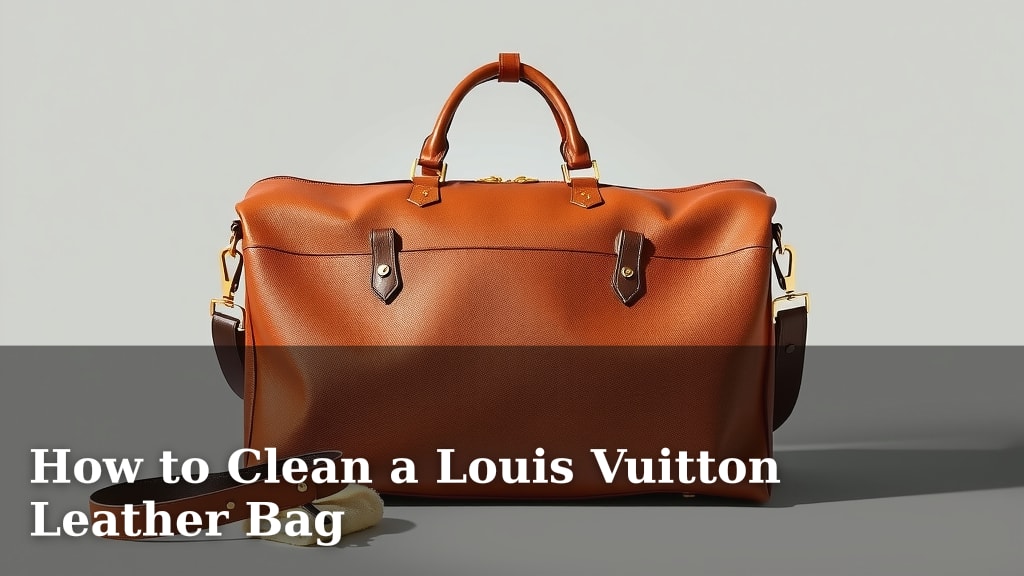 How to Clean a Louis Vuitton Leather Bag