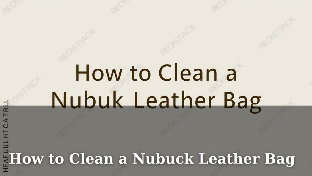 How to Clean a Nubuck Leather Bag