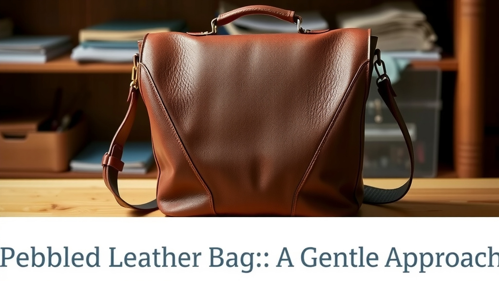 Caring for Your Pebbled Leather Bag: A Gentle Approach