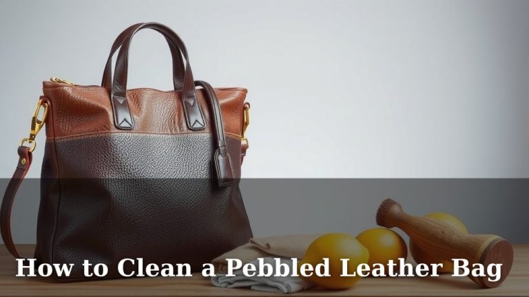 How to Clean a Pebbled Leather Bag
