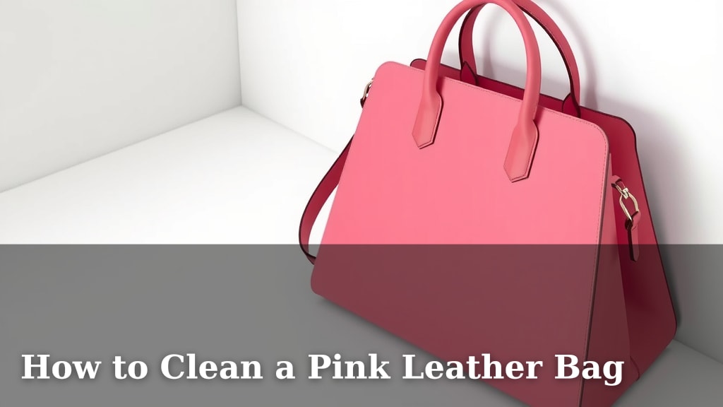 How to Clean a Pink Leather Bag