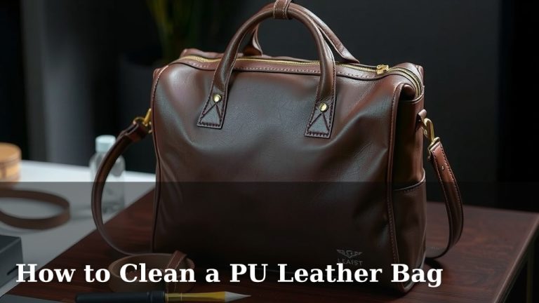 How to Clean a PU Leather Bag