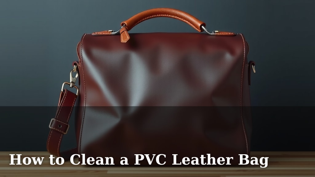How to Clean a PVC Leather Bag