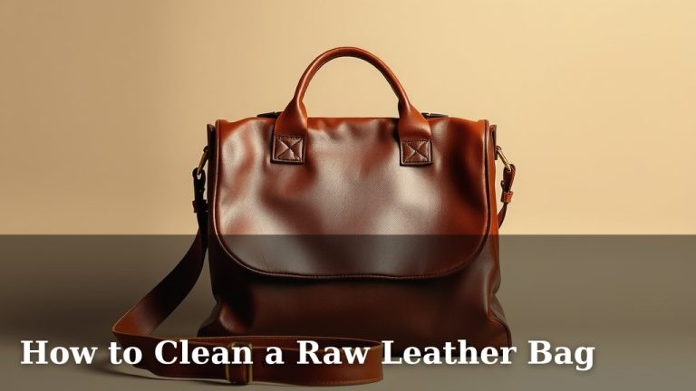 How to Clean a Raw Leather Bag