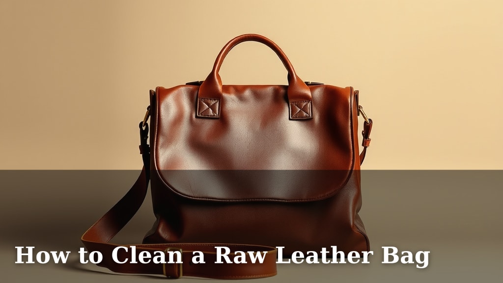 How to Clean a Raw Leather Bag
