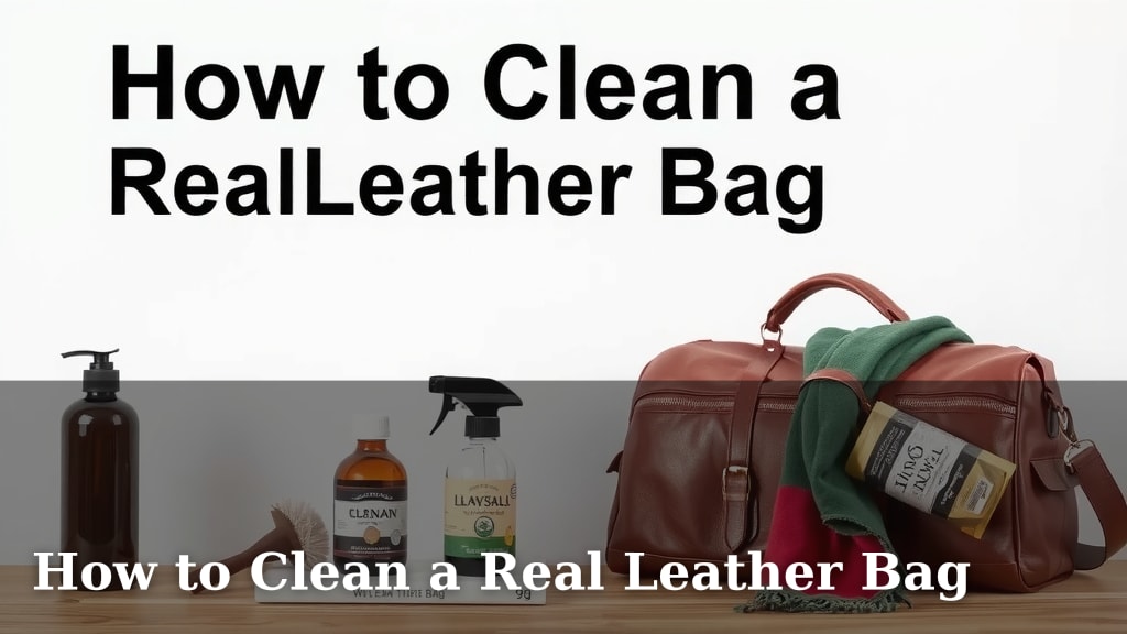 How to Clean a Real Leather Bag