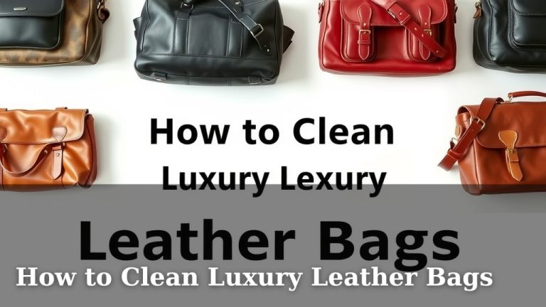 How to Clean Luxury Leather Bags
