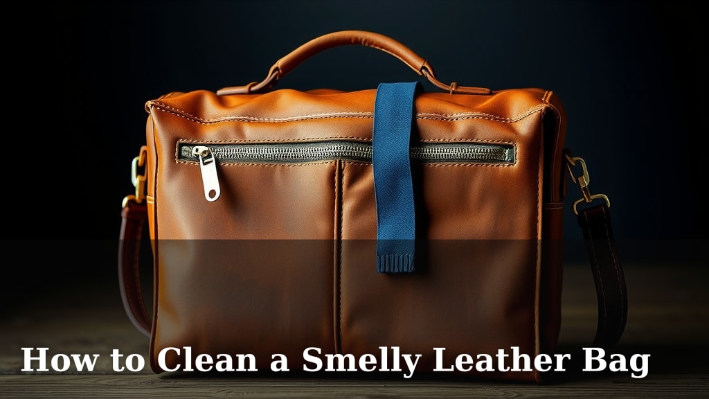 How to Clean a Smelly Leather Bag