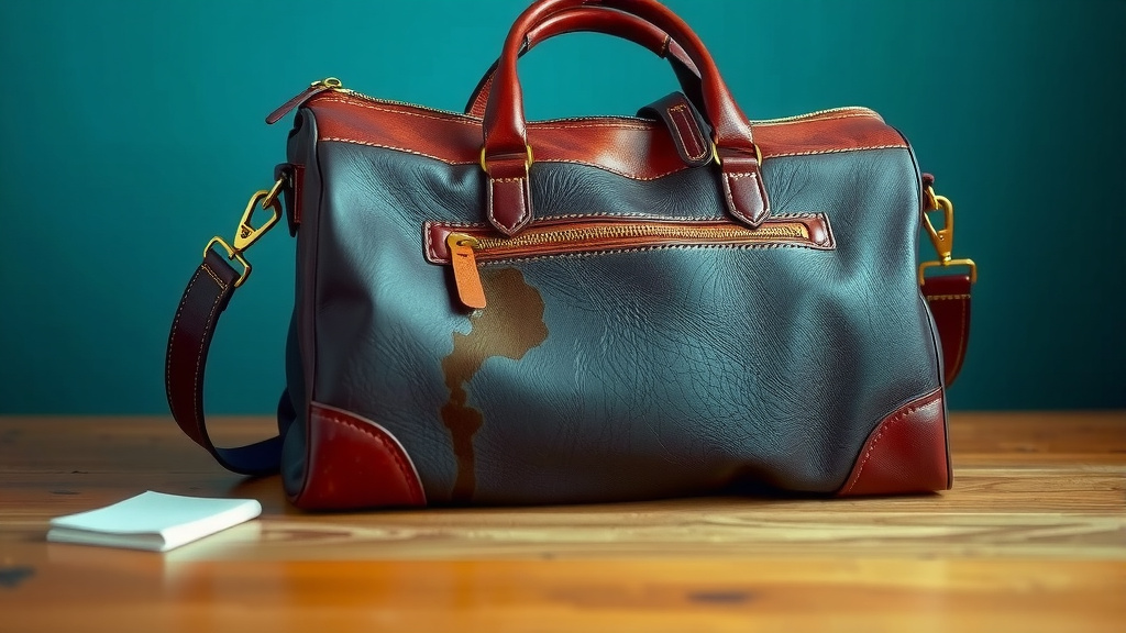 Tackling Sticky Spots on Your Leather Bag