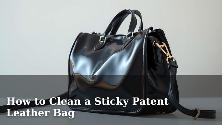 How to Clean a Sticky Patent Leather Bag