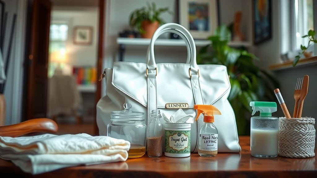 Keeping Your White Leather Bag Pristine at Home