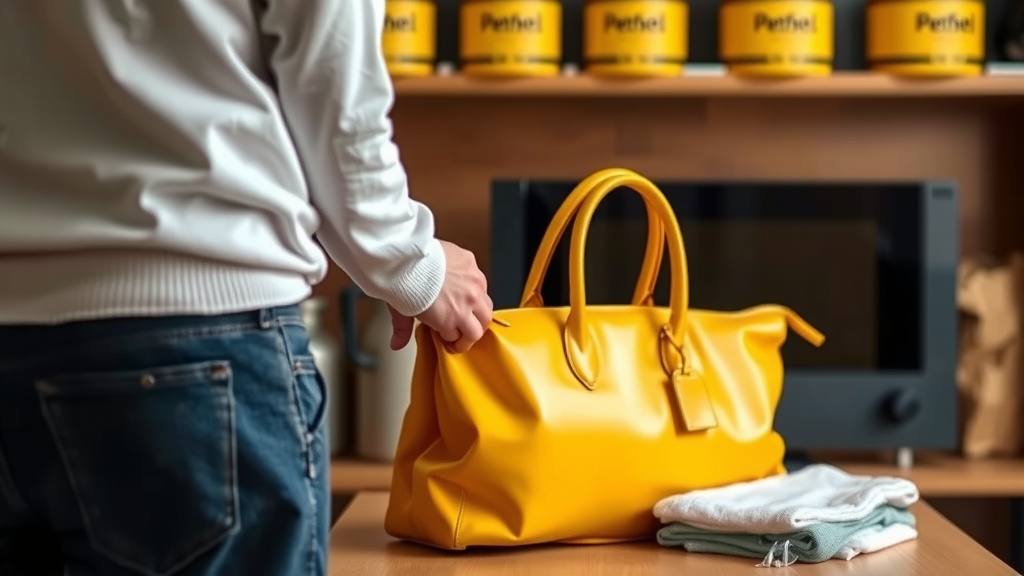 Restoring Your Yellow Leather Bag's Shine