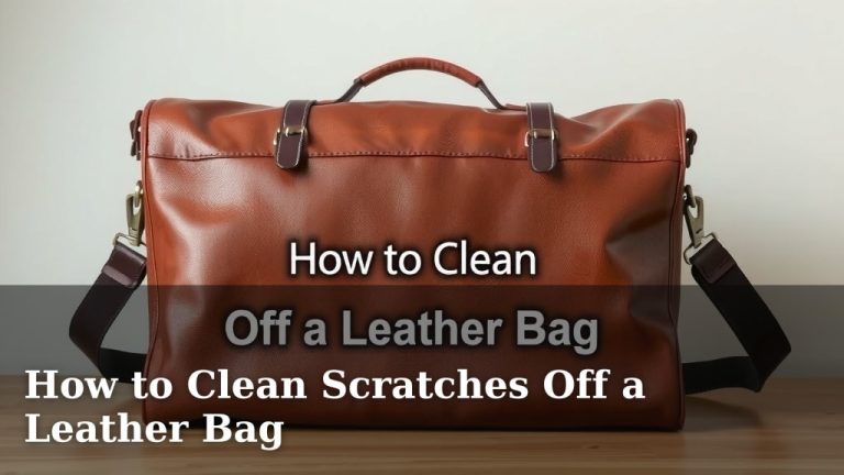 How to Clean Scratches Off a Leather Bag