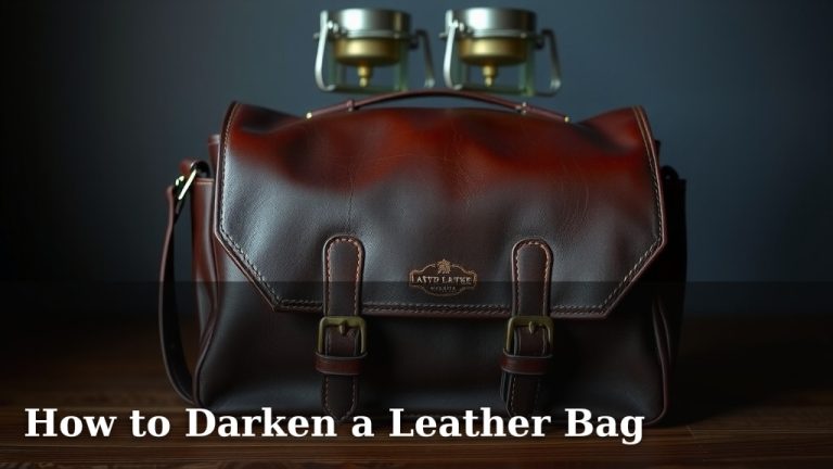 How to Darken a Leather Bag