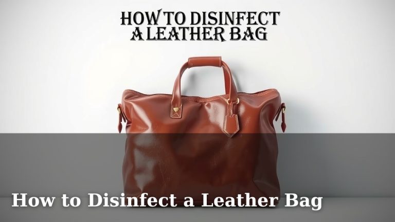 How to Disinfect a Leather Bag