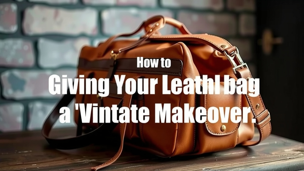 Giving Your Leather Bag a Vintage Makeover