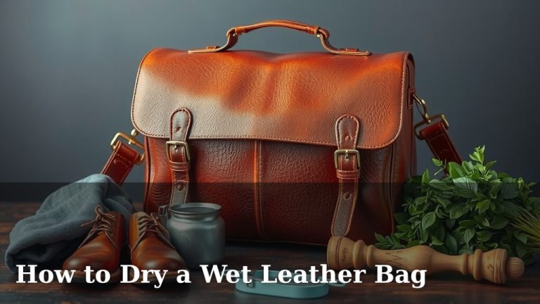 How to Dry a Wet Leather Bag