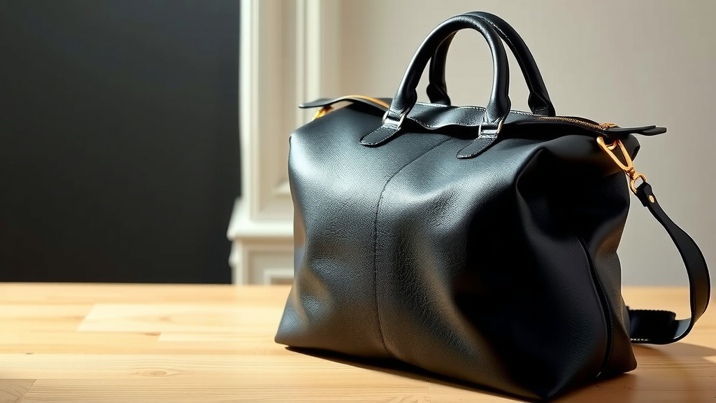 Giving Your Leather Bag a Bold Black Makeover
