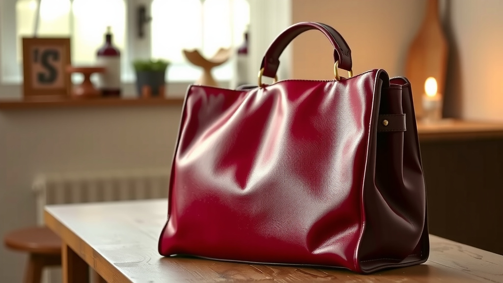 Getting Your Patent Leather Bag Ready for Dye