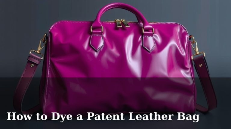 How to Dye a Patent Leather Bag